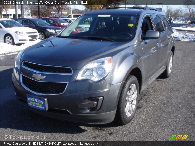 Cyber Gray Metallic / Jet Black 2011 Chevrolet Equinox LT