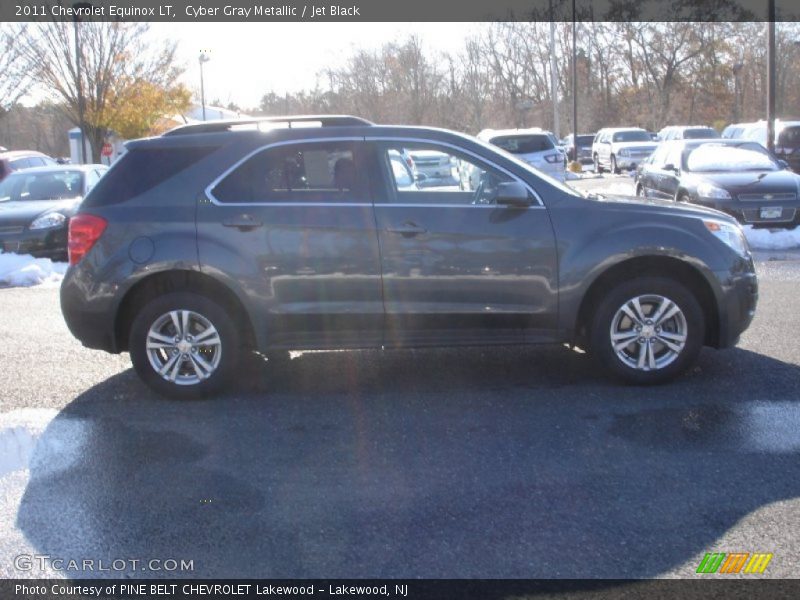 Cyber Gray Metallic / Jet Black 2011 Chevrolet Equinox LT