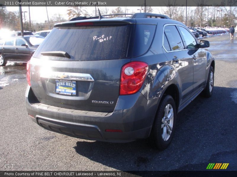 Cyber Gray Metallic / Jet Black 2011 Chevrolet Equinox LT