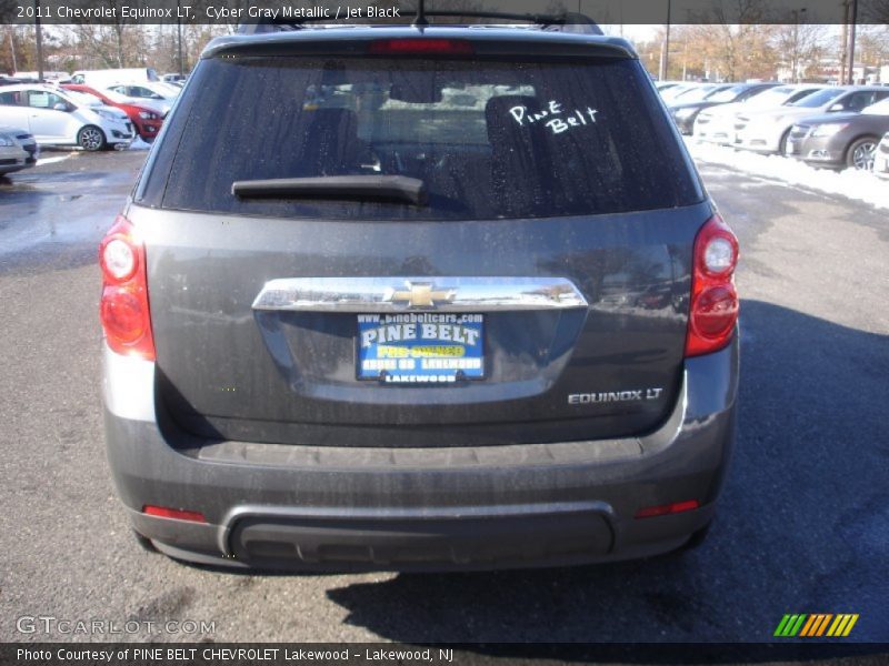 Cyber Gray Metallic / Jet Black 2011 Chevrolet Equinox LT