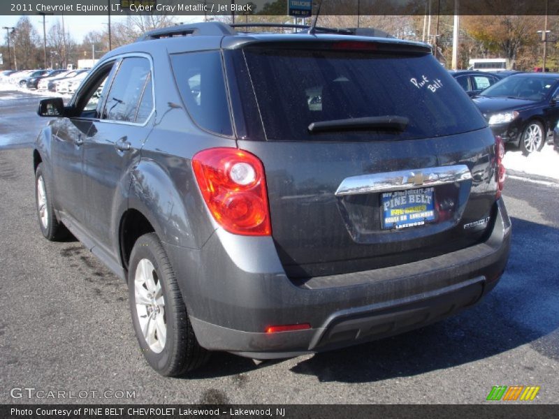 Cyber Gray Metallic / Jet Black 2011 Chevrolet Equinox LT