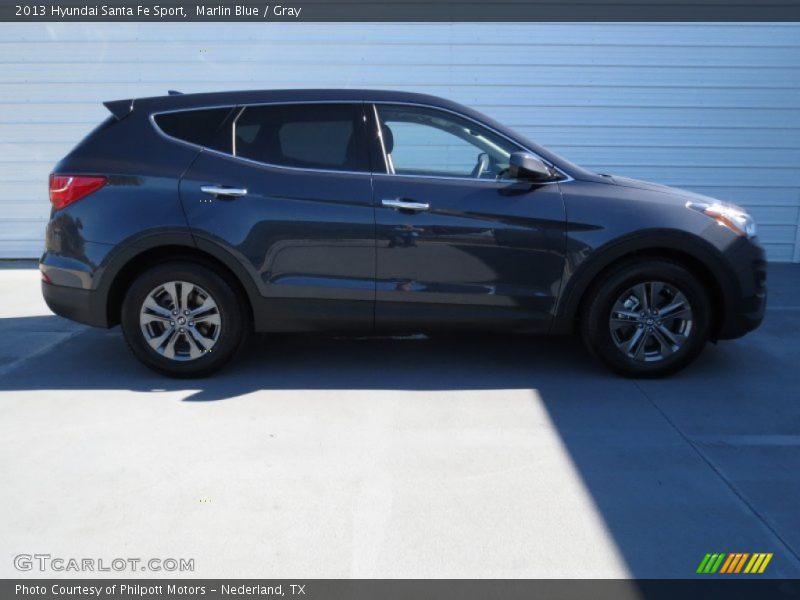 Marlin Blue / Gray 2013 Hyundai Santa Fe Sport