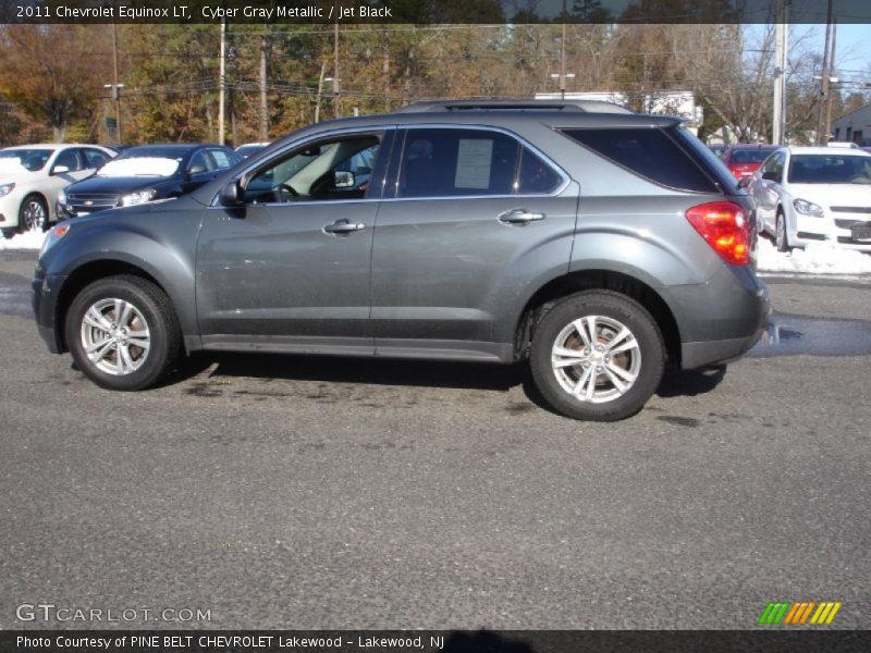 Cyber Gray Metallic / Jet Black 2011 Chevrolet Equinox LT