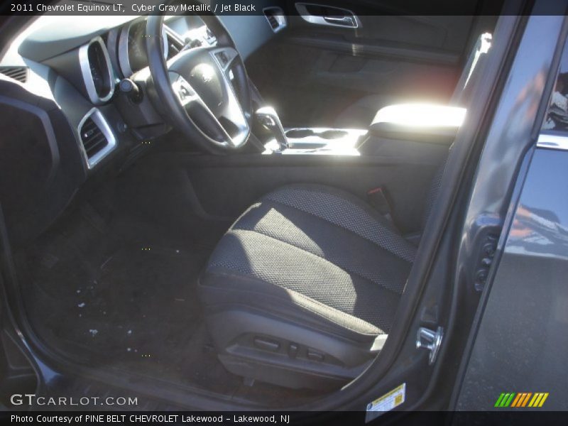 Cyber Gray Metallic / Jet Black 2011 Chevrolet Equinox LT
