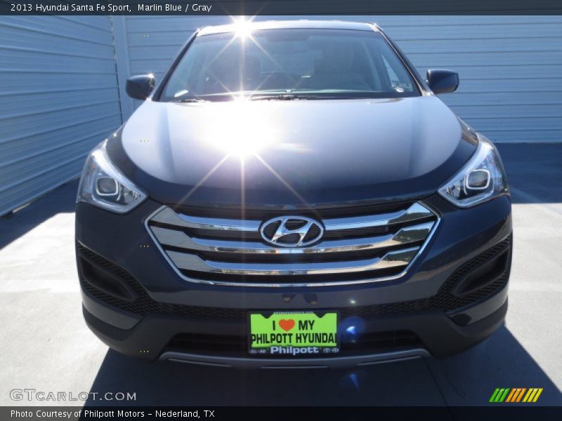 Marlin Blue / Gray 2013 Hyundai Santa Fe Sport