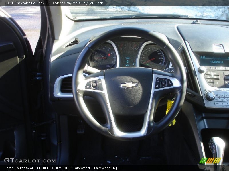 Cyber Gray Metallic / Jet Black 2011 Chevrolet Equinox LT
