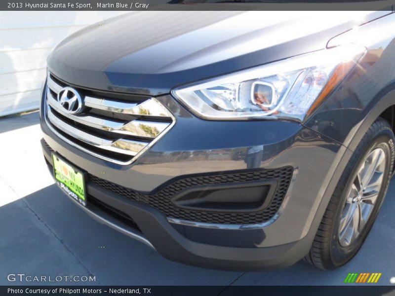 Marlin Blue / Gray 2013 Hyundai Santa Fe Sport