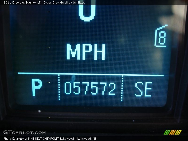 Cyber Gray Metallic / Jet Black 2011 Chevrolet Equinox LT