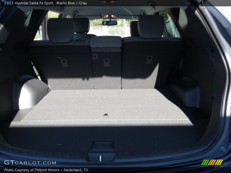 Marlin Blue / Gray 2013 Hyundai Santa Fe Sport