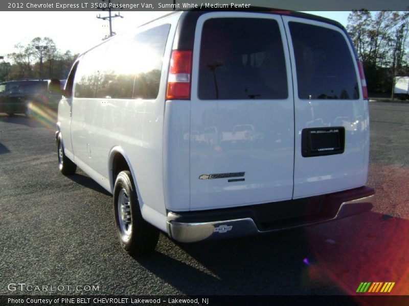 Summit White / Medium Pewter 2012 Chevrolet Express LT 3500 Passenger Van