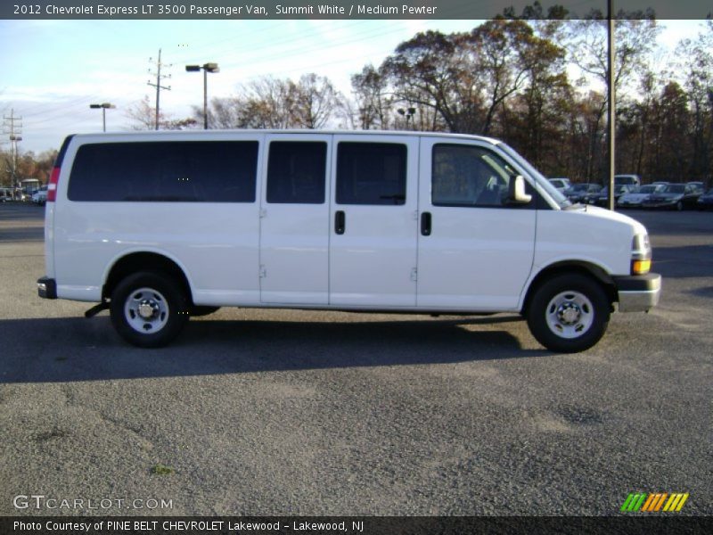 Summit White / Medium Pewter 2012 Chevrolet Express LT 3500 Passenger Van