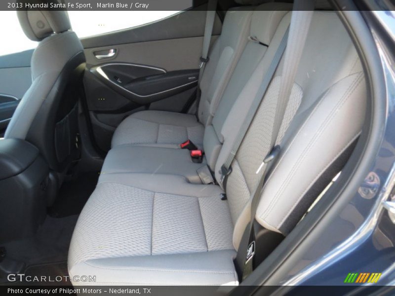 Marlin Blue / Gray 2013 Hyundai Santa Fe Sport