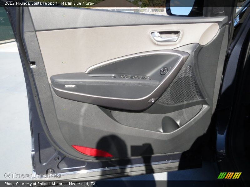 Marlin Blue / Gray 2013 Hyundai Santa Fe Sport
