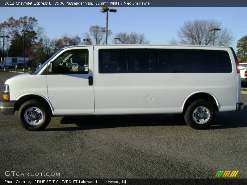 Summit White / Medium Pewter 2012 Chevrolet Express LT 3500 Passenger Van