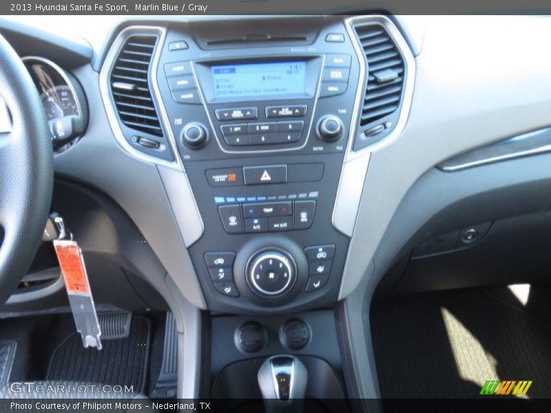 Marlin Blue / Gray 2013 Hyundai Santa Fe Sport