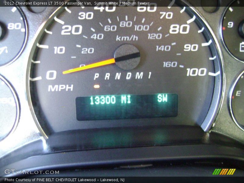 Summit White / Medium Pewter 2012 Chevrolet Express LT 3500 Passenger Van