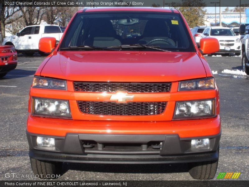  2012 Colorado LT Crew Cab 4x4 Inferno Orange Metallic