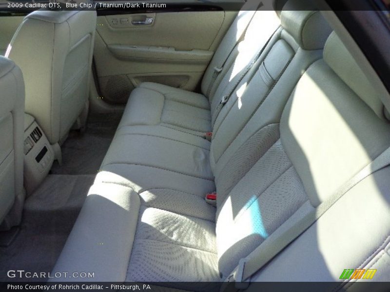 Blue Chip / Titanium/Dark Titanium 2009 Cadillac DTS