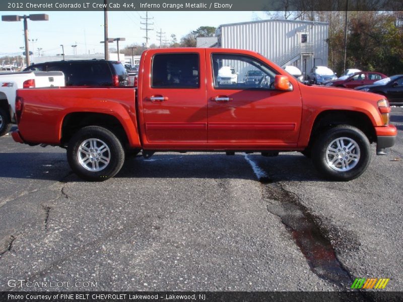  2012 Colorado LT Crew Cab 4x4 Inferno Orange Metallic