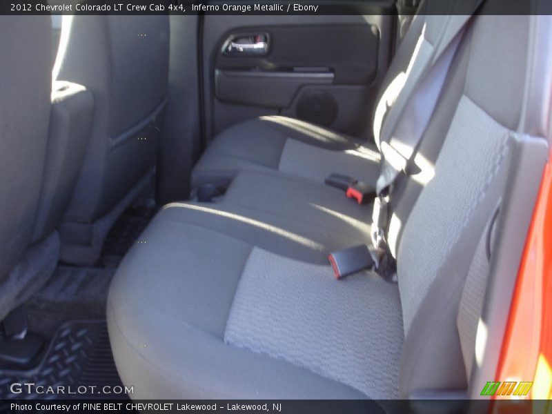 Inferno Orange Metallic / Ebony 2012 Chevrolet Colorado LT Crew Cab 4x4