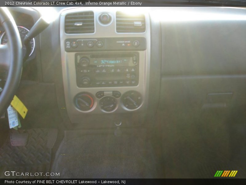Inferno Orange Metallic / Ebony 2012 Chevrolet Colorado LT Crew Cab 4x4