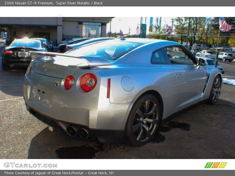 Super Silver Metallic / Black 2009 Nissan GT-R Premium