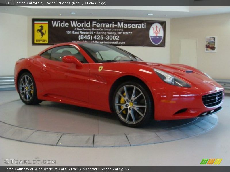 Rosso Scuderia (Red) / Cuoio (Beige) 2012 Ferrari California