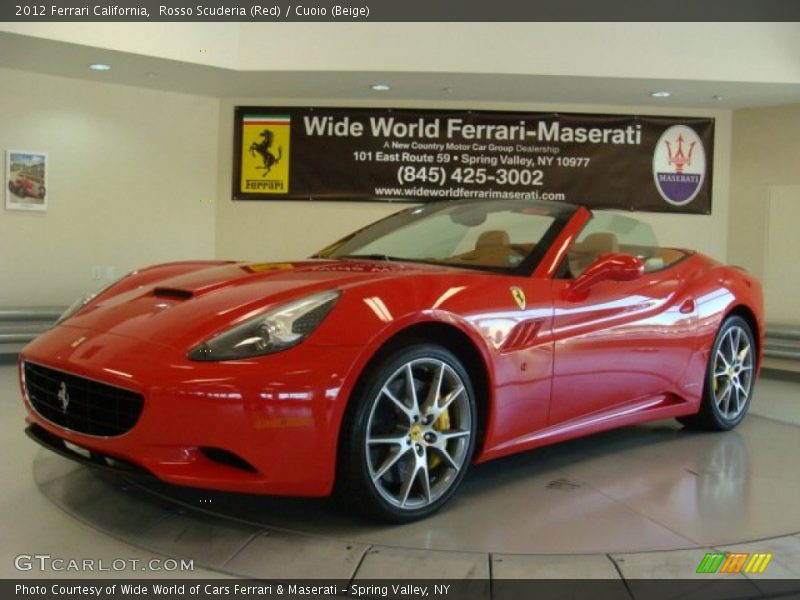 Rosso Scuderia (Red) / Cuoio (Beige) 2012 Ferrari California