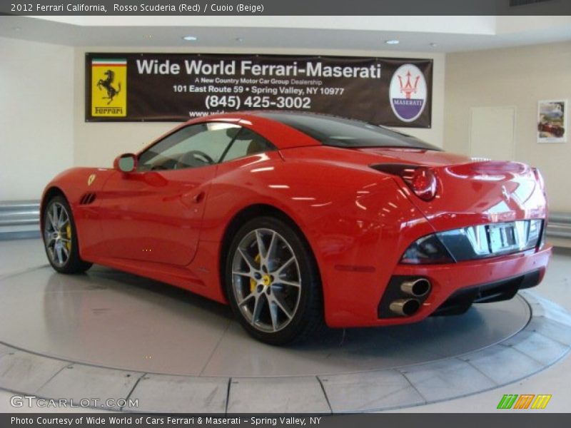 Rosso Scuderia (Red) / Cuoio (Beige) 2012 Ferrari California