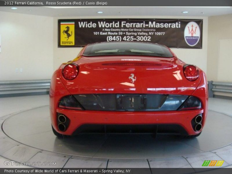 Rosso Scuderia (Red) / Cuoio (Beige) 2012 Ferrari California