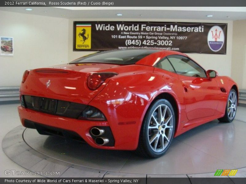 Rosso Scuderia (Red) / Cuoio (Beige) 2012 Ferrari California