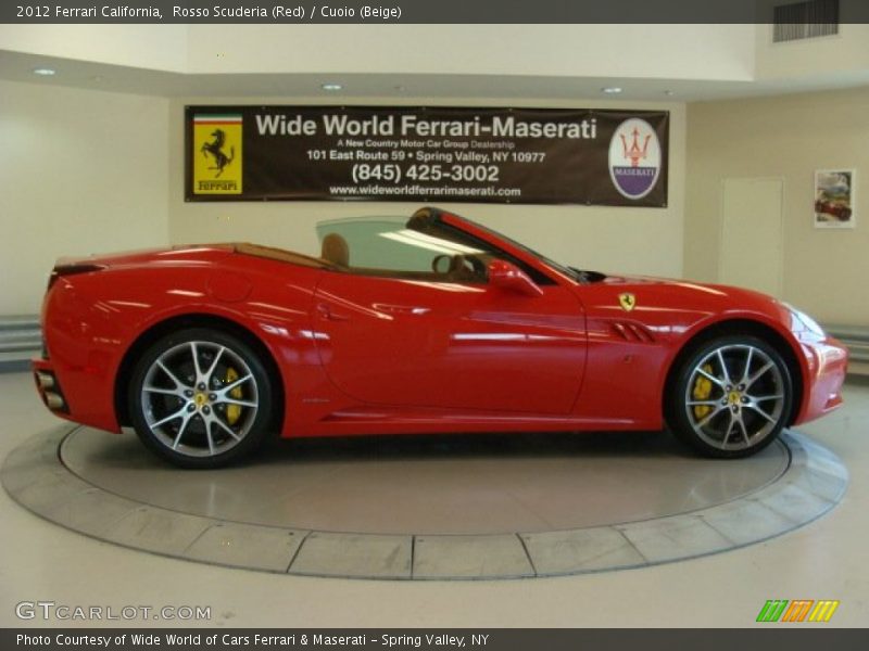 Rosso Scuderia (Red) / Cuoio (Beige) 2012 Ferrari California