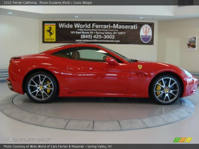 Rosso Scuderia (Red) / Cuoio (Beige) 2012 Ferrari California