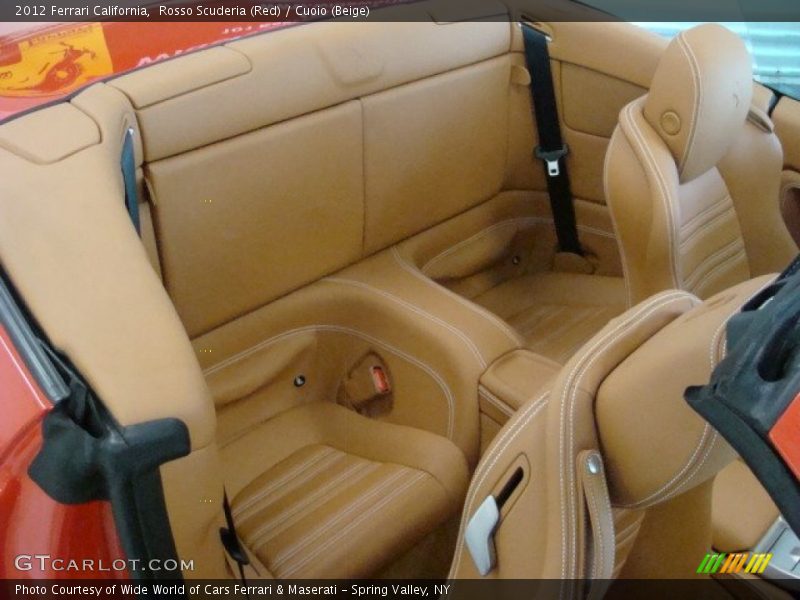 Rear Seat of 2012 California 