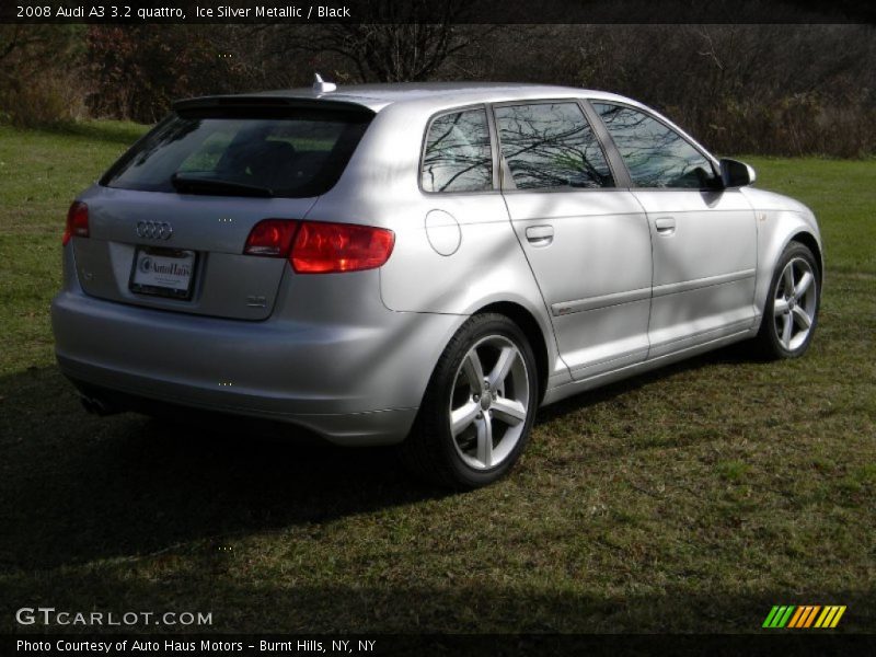 Ice Silver Metallic / Black 2008 Audi A3 3.2 quattro