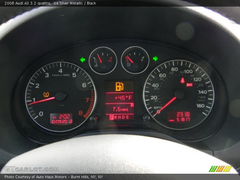  2008 A3 3.2 quattro 3.2 quattro Gauges