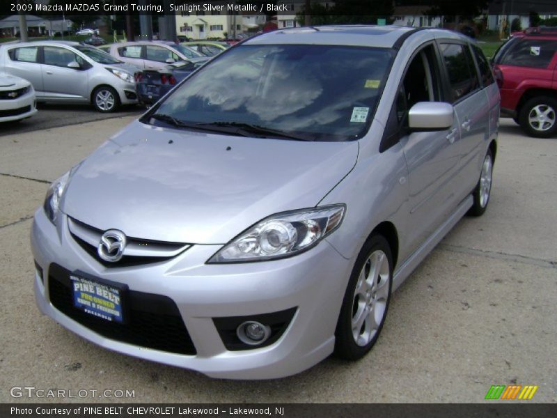 Sunlight Silver Metallic / Black 2009 Mazda MAZDA5 Grand Touring