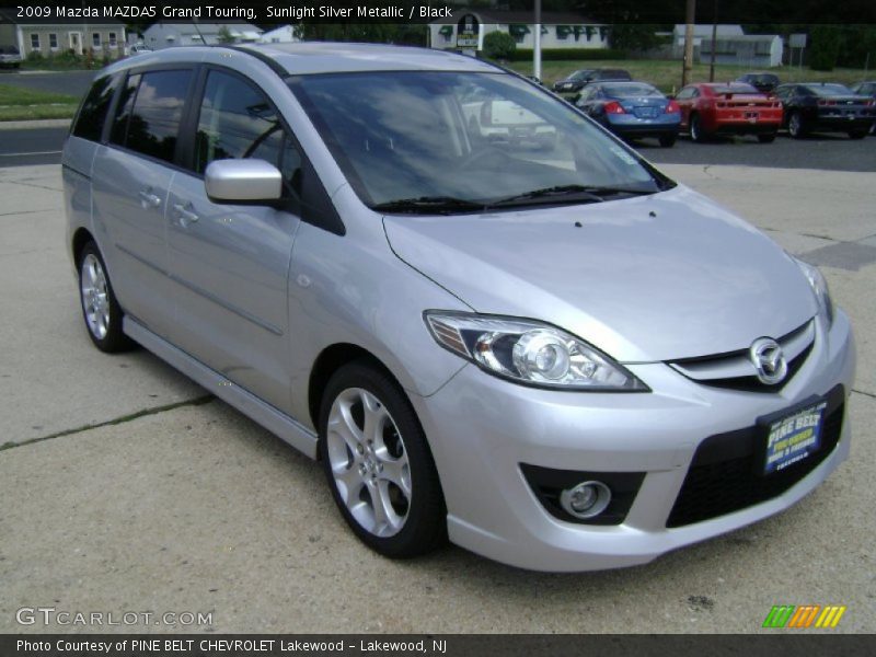 Sunlight Silver Metallic / Black 2009 Mazda MAZDA5 Grand Touring