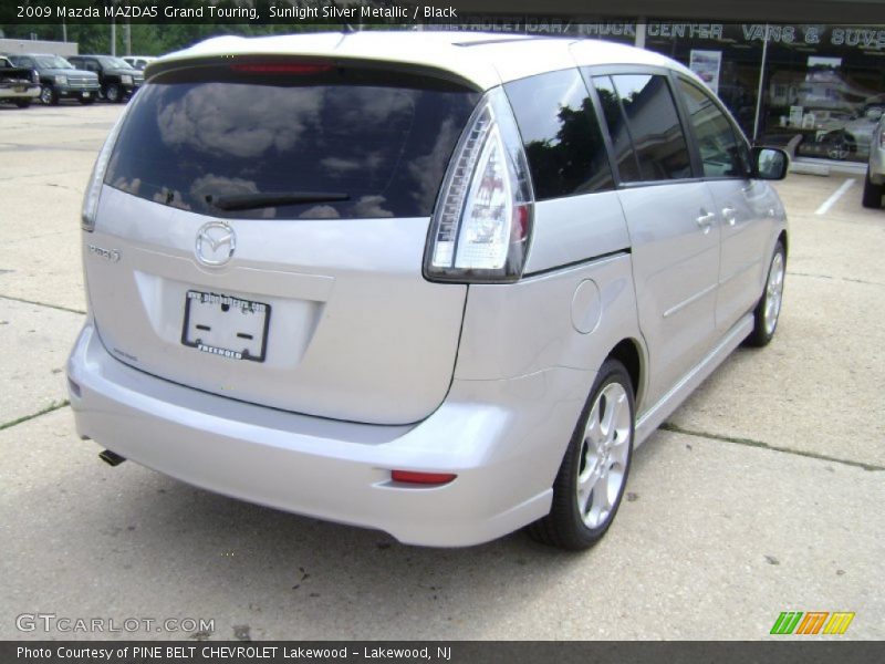 Sunlight Silver Metallic / Black 2009 Mazda MAZDA5 Grand Touring