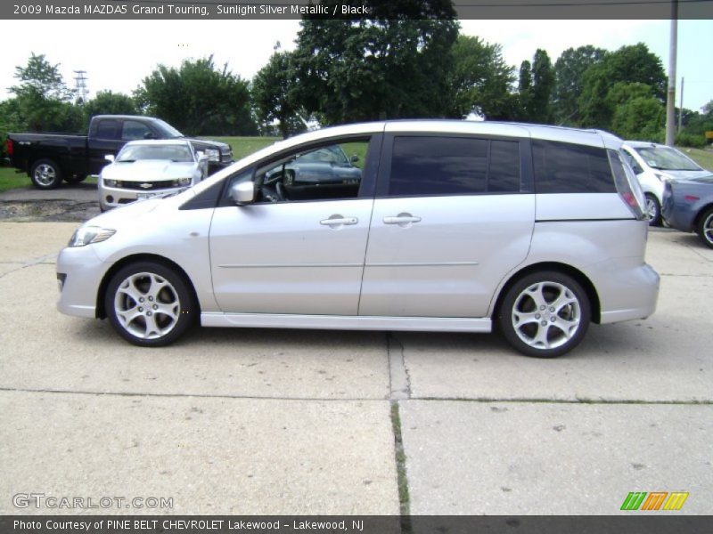 Sunlight Silver Metallic / Black 2009 Mazda MAZDA5 Grand Touring