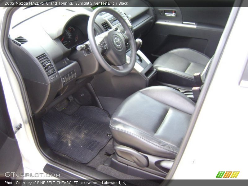 Sunlight Silver Metallic / Black 2009 Mazda MAZDA5 Grand Touring