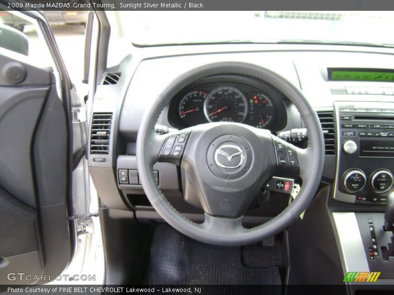 Sunlight Silver Metallic / Black 2009 Mazda MAZDA5 Grand Touring