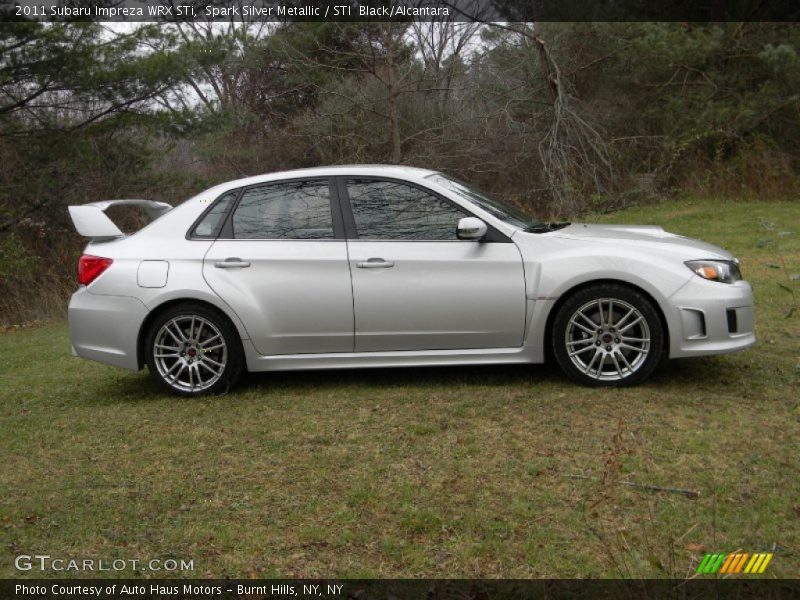 Spark Silver Metallic / STI  Black/Alcantara 2011 Subaru Impreza WRX STi