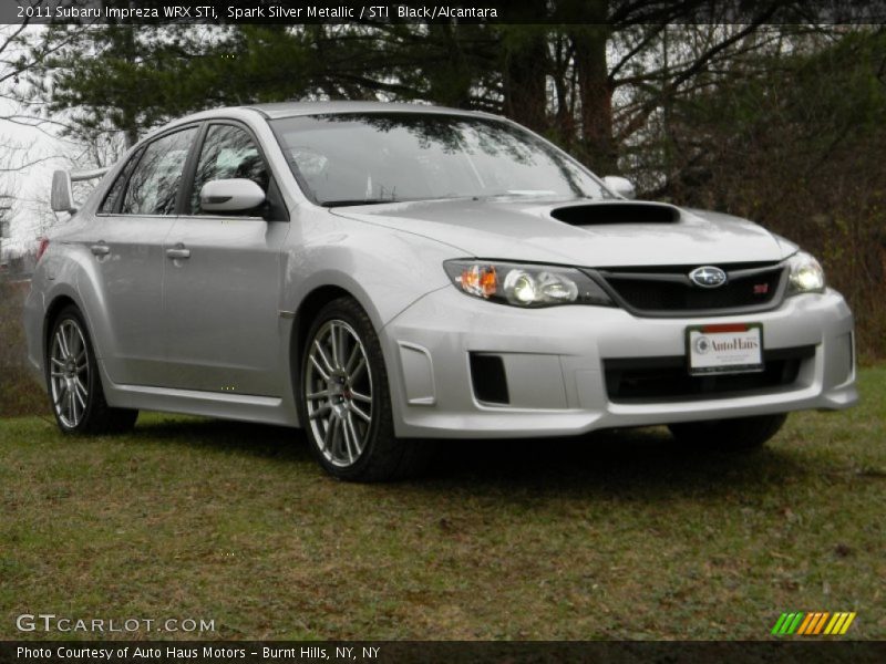 Spark Silver Metallic / STI  Black/Alcantara 2011 Subaru Impreza WRX STi