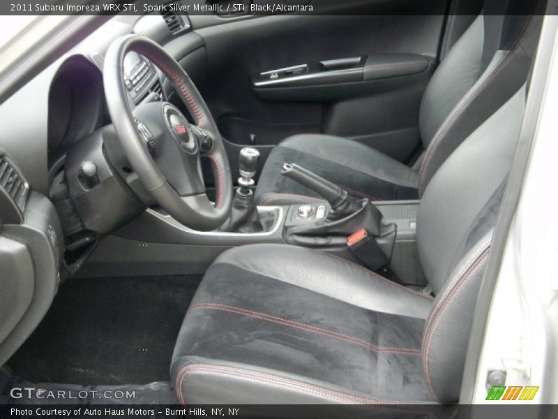  2011 Impreza WRX STi STI  Black/Alcantara Interior