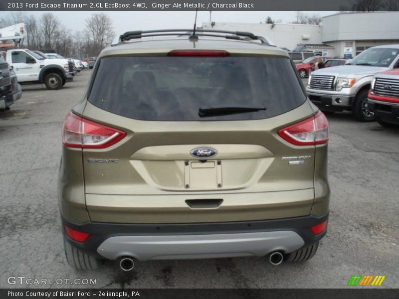 Ginger Ale Metallic / Charcoal Black 2013 Ford Escape Titanium 2.0L EcoBoost 4WD