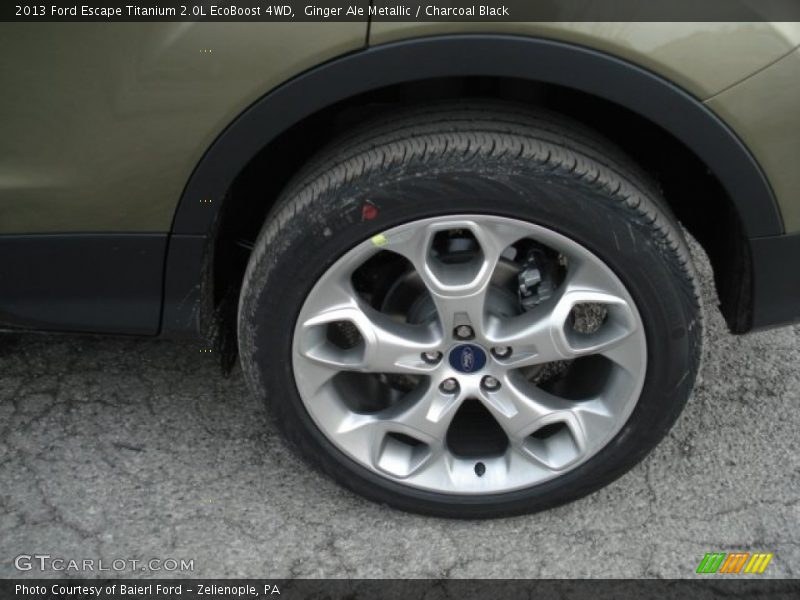 Ginger Ale Metallic / Charcoal Black 2013 Ford Escape Titanium 2.0L EcoBoost 4WD