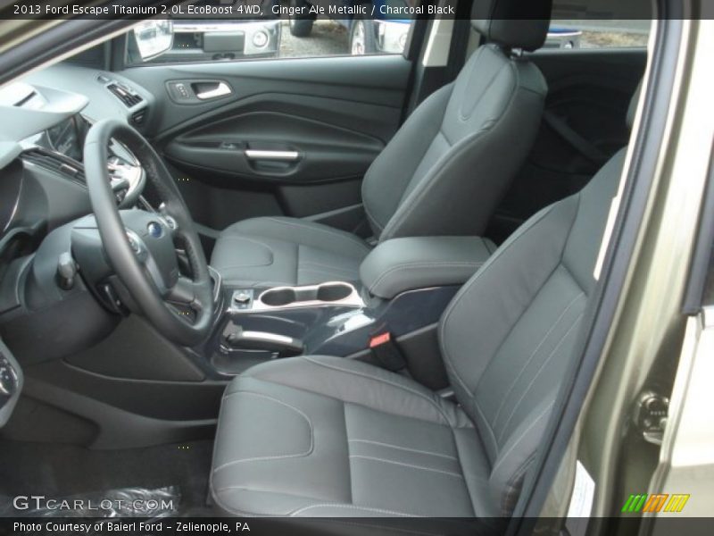 Ginger Ale Metallic / Charcoal Black 2013 Ford Escape Titanium 2.0L EcoBoost 4WD
