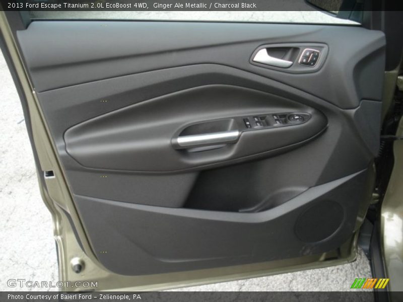 Ginger Ale Metallic / Charcoal Black 2013 Ford Escape Titanium 2.0L EcoBoost 4WD