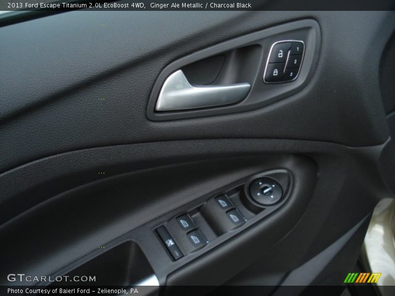 Ginger Ale Metallic / Charcoal Black 2013 Ford Escape Titanium 2.0L EcoBoost 4WD